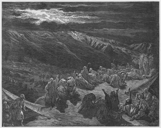 La remise de la loi sur le Mont Sinaï